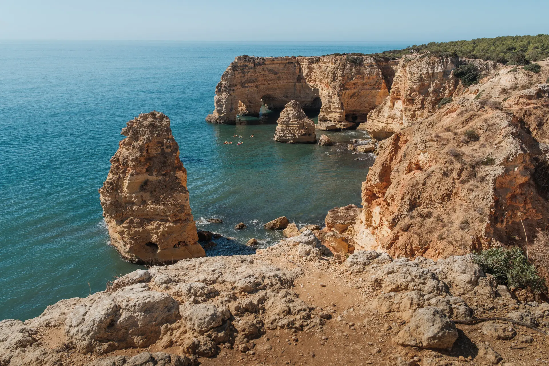 Coastal trail on the Seven Hanging Valleys, Algarve