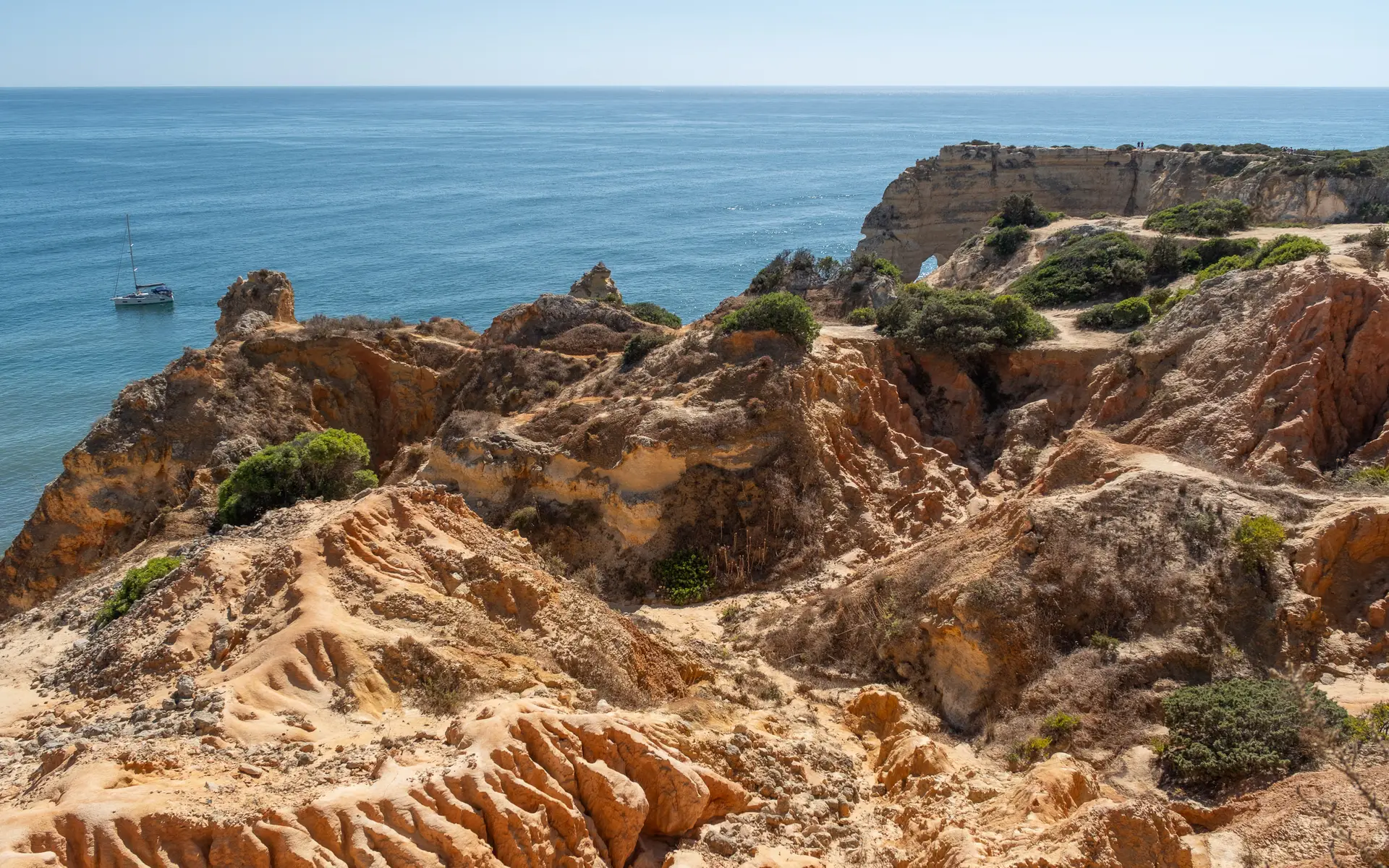 coastal trail on the Seven Hanging Valleys, Algarve
